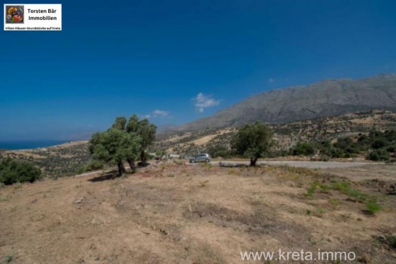 Triopetra Kreta Triopetra Grundstück mit Meerblick in der Nähe von Agios Pavlos und Triopetra Strand Grundstück kaufen